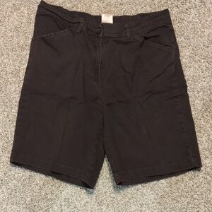 White Stag Black Bermuda Shorts Classic Cotton Blend